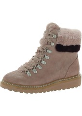 Splendid Evita Womens Suede Faux Fur Hiking Boots