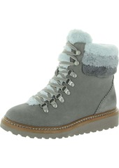 Splendid Evita Womens Suede Faux Fur Hiking Boots