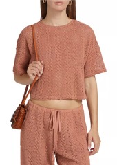 Splendid Finley Cotton-Blend Crochet Sweater