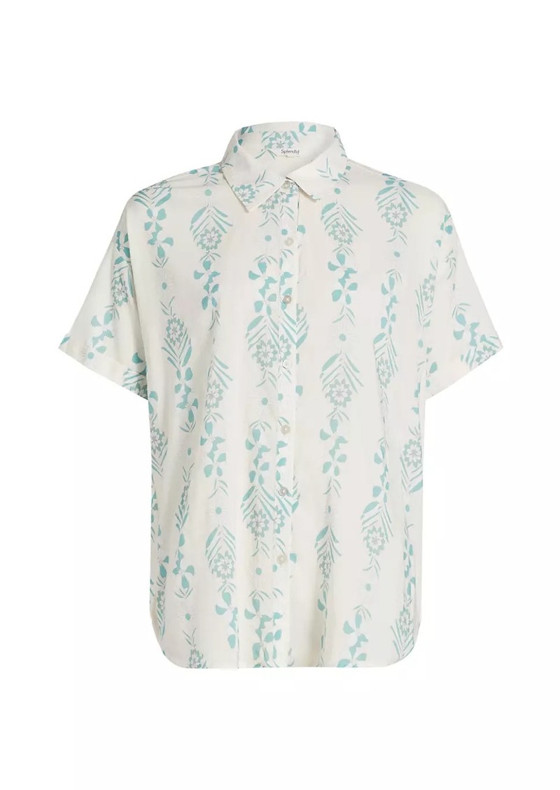 Splendid Floral Short-Sleeve Shirt