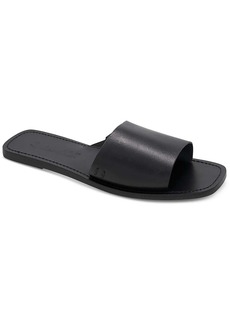 Splendid Forever Womens Leather Slip-On Slide Sandals