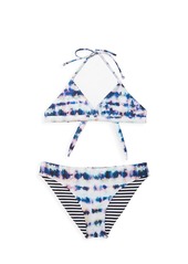 Splendid Girl's Going Coastal 2-Piece Triangle Bikini Set