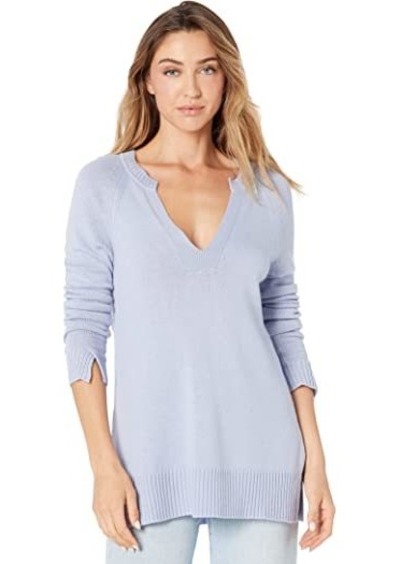 Splendid Hedda Slash Neck Long Sleeve Sweater