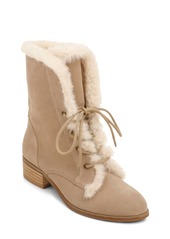 Splendid Keilah Lace-Up Boot in Taupe at Nordstrom