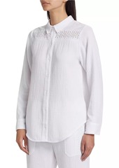 Splendid Kit Eyelet Gauze Shirt