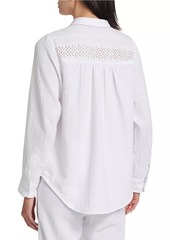 Splendid Kit Eyelet Gauze Shirt