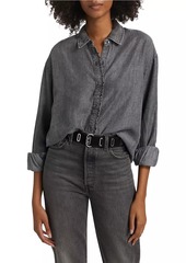 Splendid Lia Ruffled Button-Up Shirt