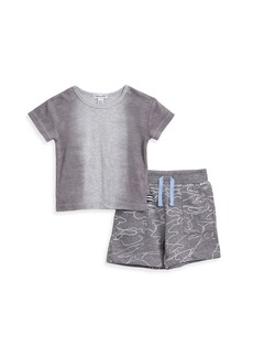 Splendid Little Boy's Scribble T-Shirt & Shorts Set