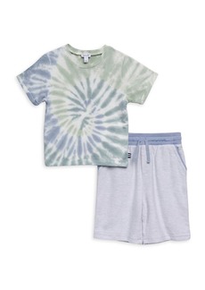 Splendid Little Boy's Tie-Dye T-Shirt & Shorts Set