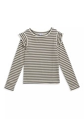 Splendid Little Girl's & Girl's Paris Striped Long-Sleeve T-Shirt