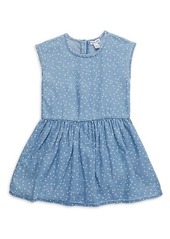 Splendid Little Girl's Dot-Print Chambray Dress