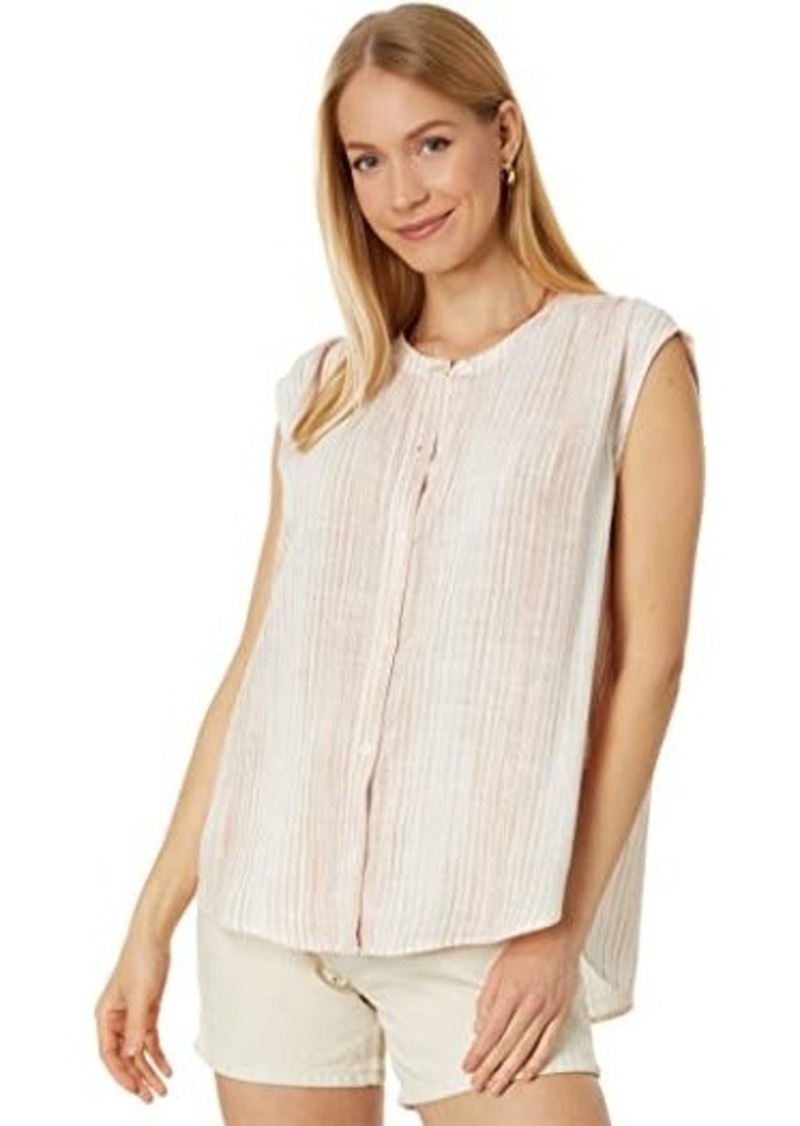 Splendid Lola Sleeveless Button-Up Top