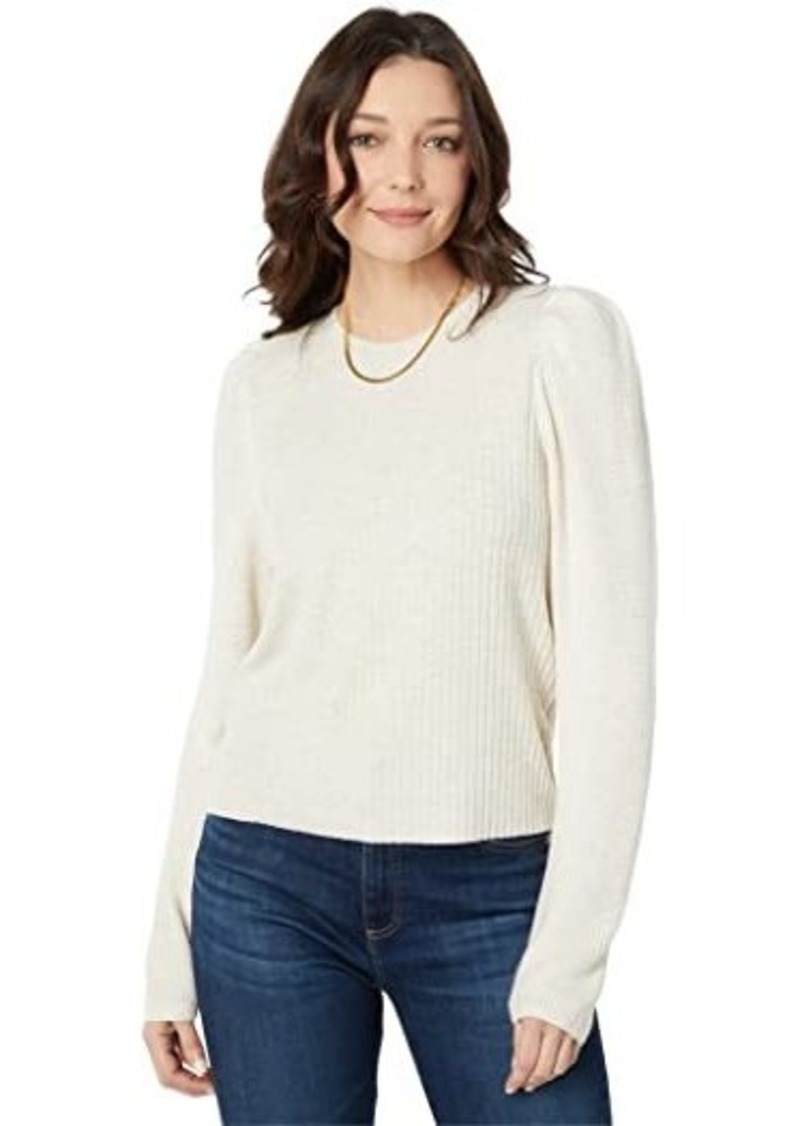 Splendid London Rib Puff Sleeve Top