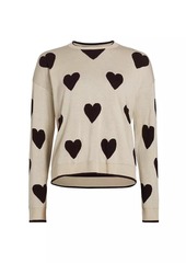 Splendid Lottie Intarsia Heart Sweater