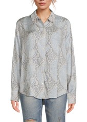 Splendid Mackenzie Paisley Button Down Shirt