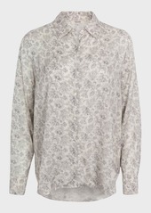 Splendid Mackenzie Paisley-Print Button-Front Shirt