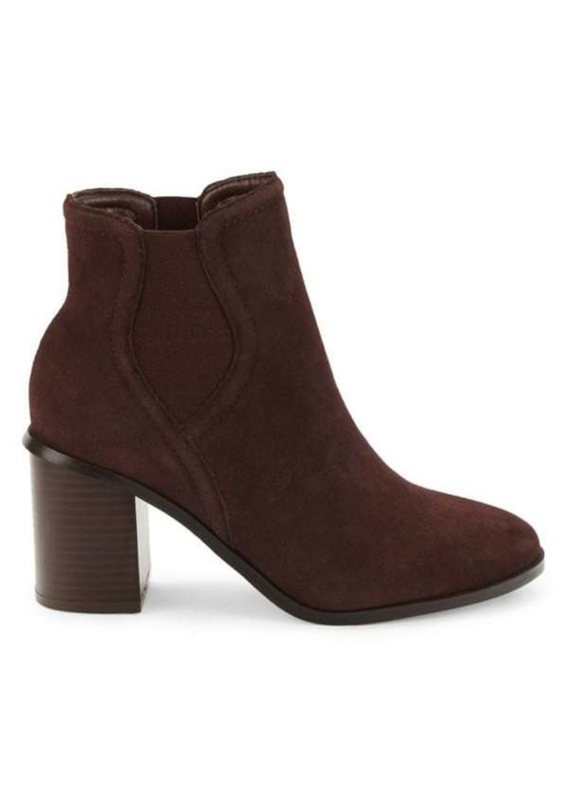 Splendid Marika Block Heel Suede Booties