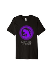 Splendid Mother Of Cats - Fun Cute Cat Theme Gift For Furbaby Moms Premium T-Shirt