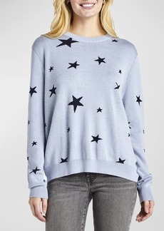 Splendid Natalie Drop-Shoulder Star Sweater