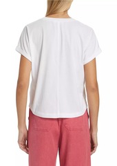 Splendid Skye Roll-Cuff Sleeve T-Shirt