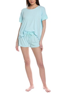 Splendid 2pc Linen-Blend Pajama Set