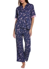 Splendid 2pc Notch Top & Pajama Pant Set