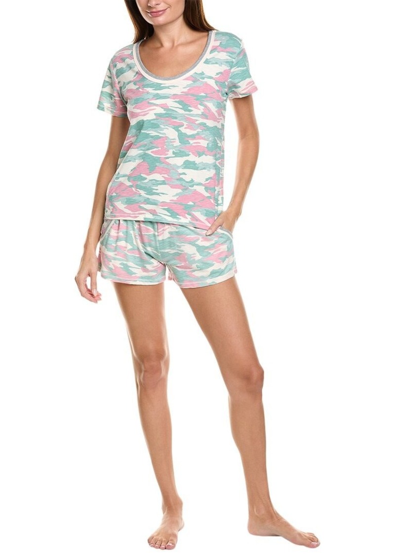 Splendid 2pc Scoop Neck Shortie Pajama Set