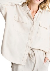 Splendid Amara Cotton & Modal Knit Button-Up Shirt