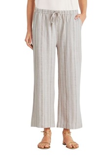 Splendid Angie Mixed Stripe Linen Blend Drawstring Pants