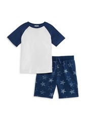 Splendid Boys' Baseball Tee & Star Shorts Set - Little Kid