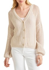 Splendid Brenda Open Stitch Cotton Cardigan