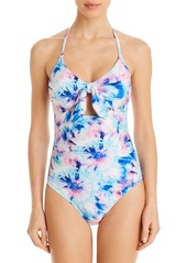Splendid Brighter Side Tie-Dyed One-Piece Swimsuit