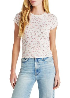 Splendid Candice Floral Linen Blend T-Shirt