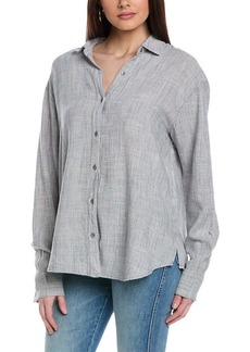 Splendid Cheyenne Stripe Button-Down Linen-Blend Shirt