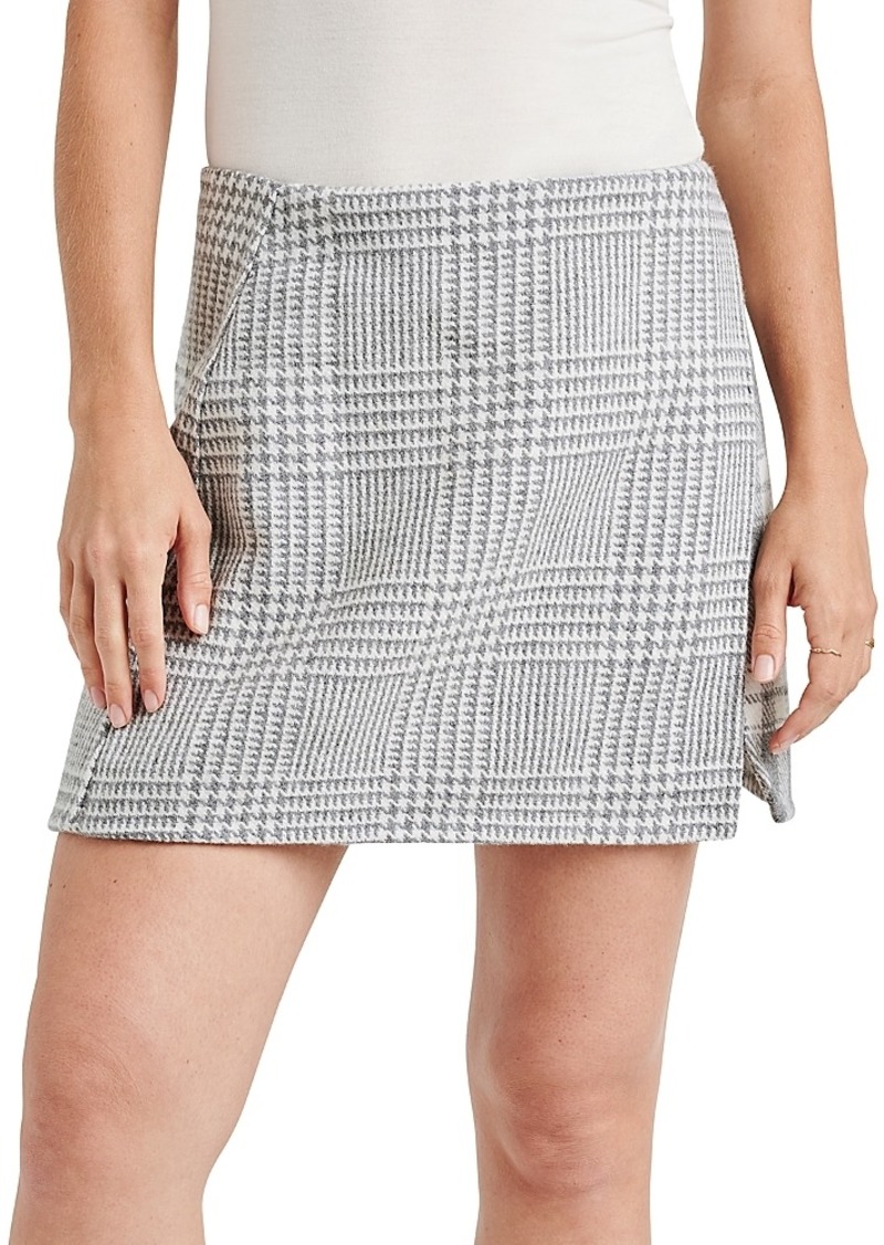 Splendid Elliott Plaid Mini Skirt