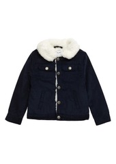 Splendid Fleece Collar Corduroy Jacket