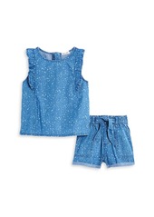 Splendid Girls' Splatter Bleach Top & Shorts Set - Little Kid