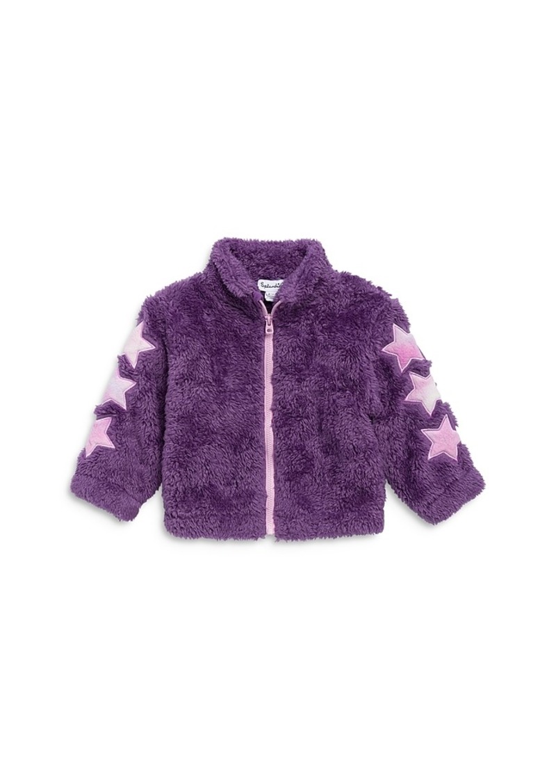 Splendid Girls' Star Patch Faux Sherpa Jacket - Baby