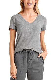 Splendid Kate Slub V Neck Tee