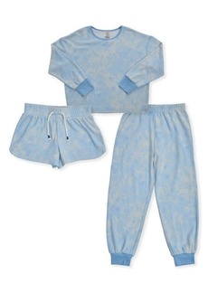 Splendid Kids' Fitted Three-Piece Pajamas