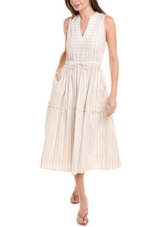 Splendid Lula Linen-Blend Midi Dress