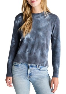 Splendid Madelyn Acid Wash Crewneck Sweater