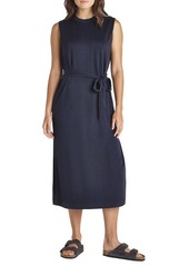 Splendid Massie Sleeveless Scuba Knit Midi Dress