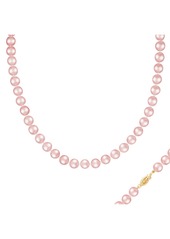 SPLENDID PEARLS 8-9mm Cultured Freshwater Pearl Necklace in Purple at Nordstrom Rack