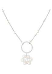 SPLENDID PEARLS Freshwater Pearl Pendant Necklace in White at Nordstrom Rack