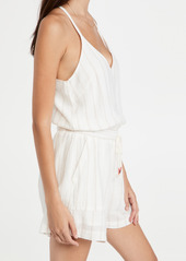 Splendid Ticking Stripe Racerback Romper