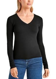 Splendid V Neck Jersey Tee