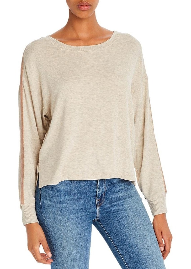 Splendid Women's Cashmere Blend Long Sleeve Pullover Sweater
