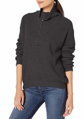 Splendid Women's Cashmere Blend Long Sleeve Pullover Sweater  L