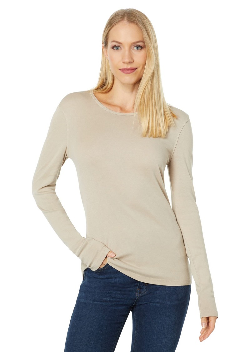 Splendid Women's Classic Crew Long Sleeve Tee